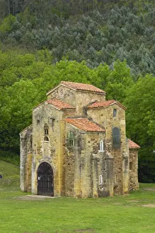 SPAIN. Oviedo. Church of St. Michael of Lillo