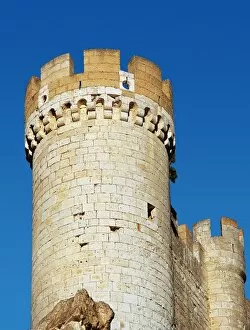 Castilia Collection: Spain. Penafiel. Castle. Tower