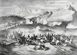 Spain. Peninsular War. (1808-1814). Battle of the town of Va