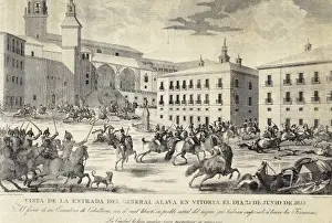 Spain. Peninsular War (1808-1814). Entrance of
