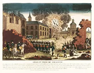 Spain. Peninsular War (1808-1814). Siege
