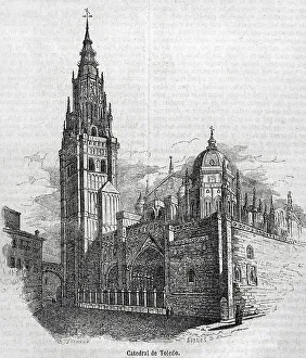 13th Century Prints: Spain. Primate Cathedral of Saint Mary of Toledo