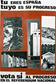 Favour Prints: Spain. Referendum of 1966