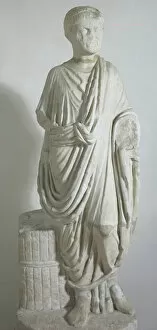 Girona Gallery: Spain. Roman statue of a togatus. 1st-2nd century AD. From