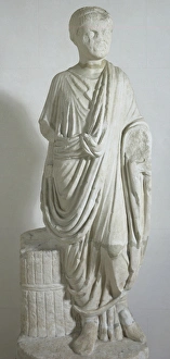 Girona Gallery: Spain. Roman statue of a togatus. 1st-2nd century AD. From