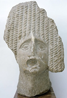 Girona Gallery: Spain. Roman theatrical mask. 1st century AD. From Empuries