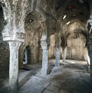 Ronda Prints: SPAIN. Ronda. Arab baths. Hispano-Moorish Art