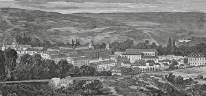 Castilla La Prints: Spain. The Royal Site of La Granja of San Ildefonso