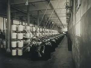 Sabadell Prints: SPAIN. Sabadell. Spain. Textile factory La Lanera