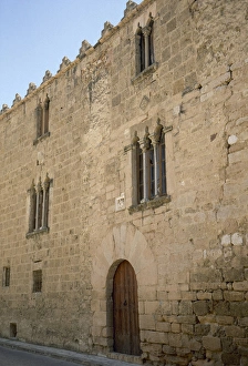Spain. Sant Pere de Riudebitlles. Palace of the Marquises of Spain. Sant Pere de Riudebitlles. Palace of the Marquises of