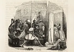 Spain. Second Carlist War. Sacking of Canet by