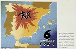 Proclamation Prints: Spain. Second Republic (1931-1936). 6th October
