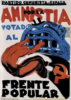 Salamanca Prints: Spain. Second Republic (1931-1936). Por la Amnist&#xd860