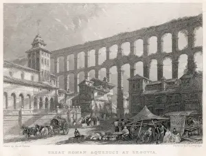 Segovia Prints: Spain / Segovia Aqueduct