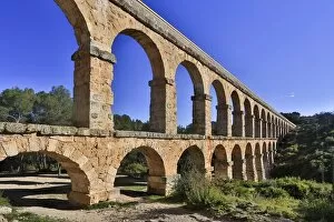 Spain. Tarragona. Roman aquaduct