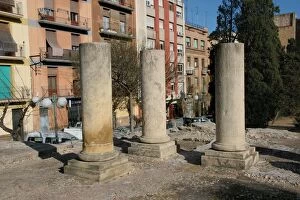 Images Dated 25th February 2006: Spain. Tarragona. Roman Forum. 2nd century B.C.. Corinthian