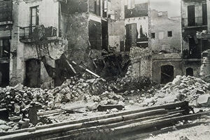 Tarragona Collection: Spain Tarragona Spanish Civil War Bombardment