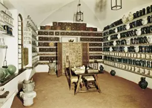 Toledan Prints: SPAIN. Toledo. Hospital de Tavera. Pharmacy (16th