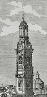 Espana Collection: Spain, Valencia. Santa Catalina Tower