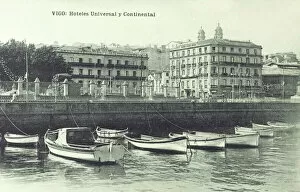 Galicia Collection: Spain - Vigo - The Universal Hotel and Continental Hotel
