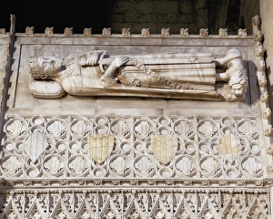 Jaume Collection: SPAIN. Vimbod�Monastery of Poblet. Sepulche