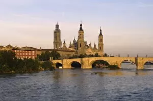Basilica Collection: SPAIN. Zaragoza. Basilica of Our Lady of the