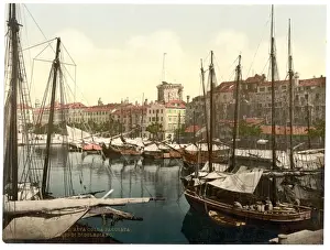 Spalato Prints: Spalato, Diocletians Palace, Dalmatia, Austro-Hungary