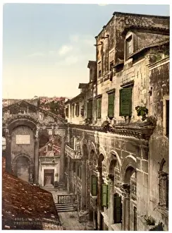 Spalato, Diocletians Palace, the Peristyle, Dalmatia, Austr