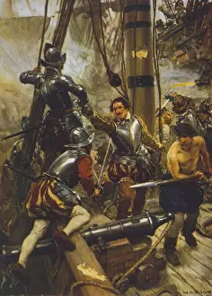 SPANIARDS SINK REVENGE