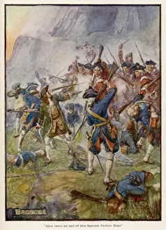 Spanish attack on Gibraltar 1704