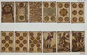 Spanish Civil War of 1820-1823. Pack of cards