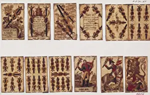 Spanish Civil War of 1820-1823. Pack of cards