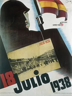 Spanish Civil War (1936-1939). 18 de julio 1938
