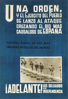 Fights Prints: Spanish Civil War (1936-1939). Battle of Ebro