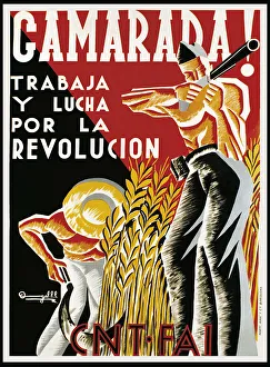 Arming Collection: Spanish Civil War (1936-1939). Camarada! Trabaja