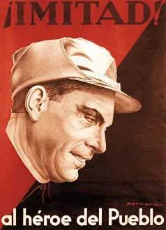 Domingo Prints: Spanish Civil War (1936-1939). Imitad al heroe