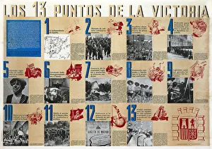 Spanish Civil War (1936-1939). Los 13 Puntos