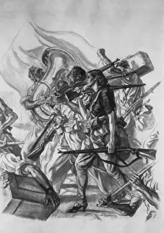 Tejada Prints: Spanish Civil War (1936-1939). Mixt brigades