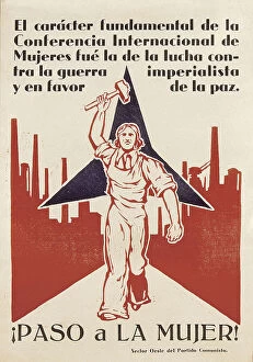 Institutional Collection: Spanish Civil War (1936-1939). Paso a la Mujer!
