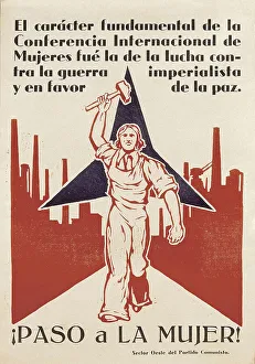 Institutional Collection: Spanish Civil War (1936-1939). Paso a la Mujer!