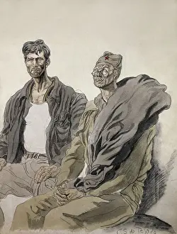 Spanish Civil War (1936-1939). Republican soldiers