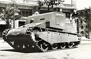 Artisan Collection: Spanish Civil War (1936-1939). Tank made in Sant