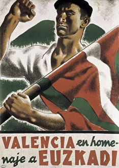 Vasco Collection: Spanish Civil War (1936-1939). Valencia en homenaje