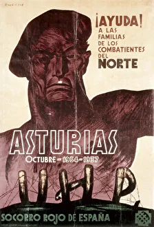 Spanish Civil War. Ayuda a las familias de