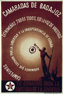 Comrades Prints: Spanish Civil War. Camaradas de Badajoz