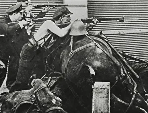 Fights Prints: Spanish Civil War. Fights in Barcelona (19th)