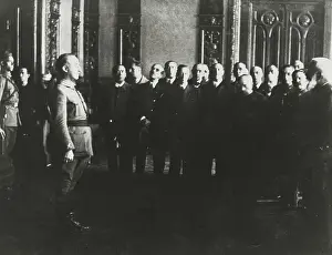 Institutions Prints: Spanish Civil War. General Cabanellas transferring