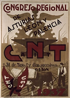 Historico Collection: Spanish Civil War. Poster from CNT-AIT (National)