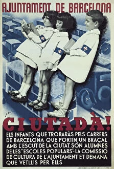 Archivo Collection: Spanish Civil War. Propaganda poster from