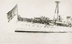 Spanish Cruiser Miguel De Cervantes before being bombed